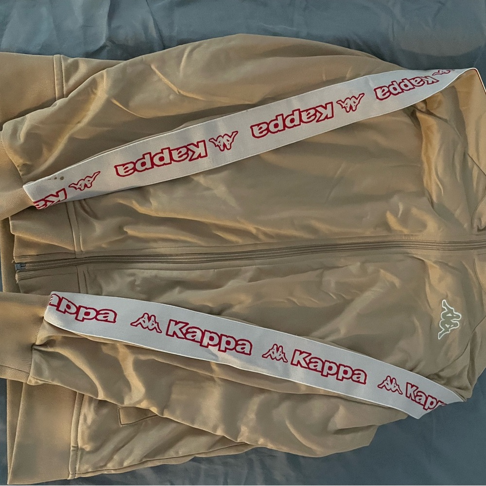Kappa Beige Jacket with Logo Accents